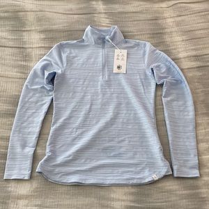 🔥NWT🔥 UV Lady Hagen 3D Texture Periwinkle Women's Long Sleeve 1/4 Zip